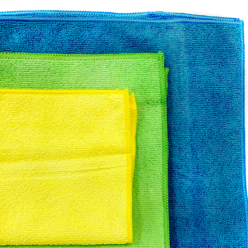 zestaw 3 rozmiarów uniwersalnych ściereczek z mikrofibry