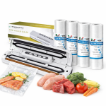 zgrzewarka próżniowa + folia moletowana 28cm 4 rolki